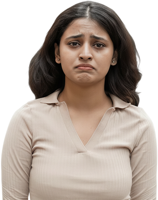 Sad person